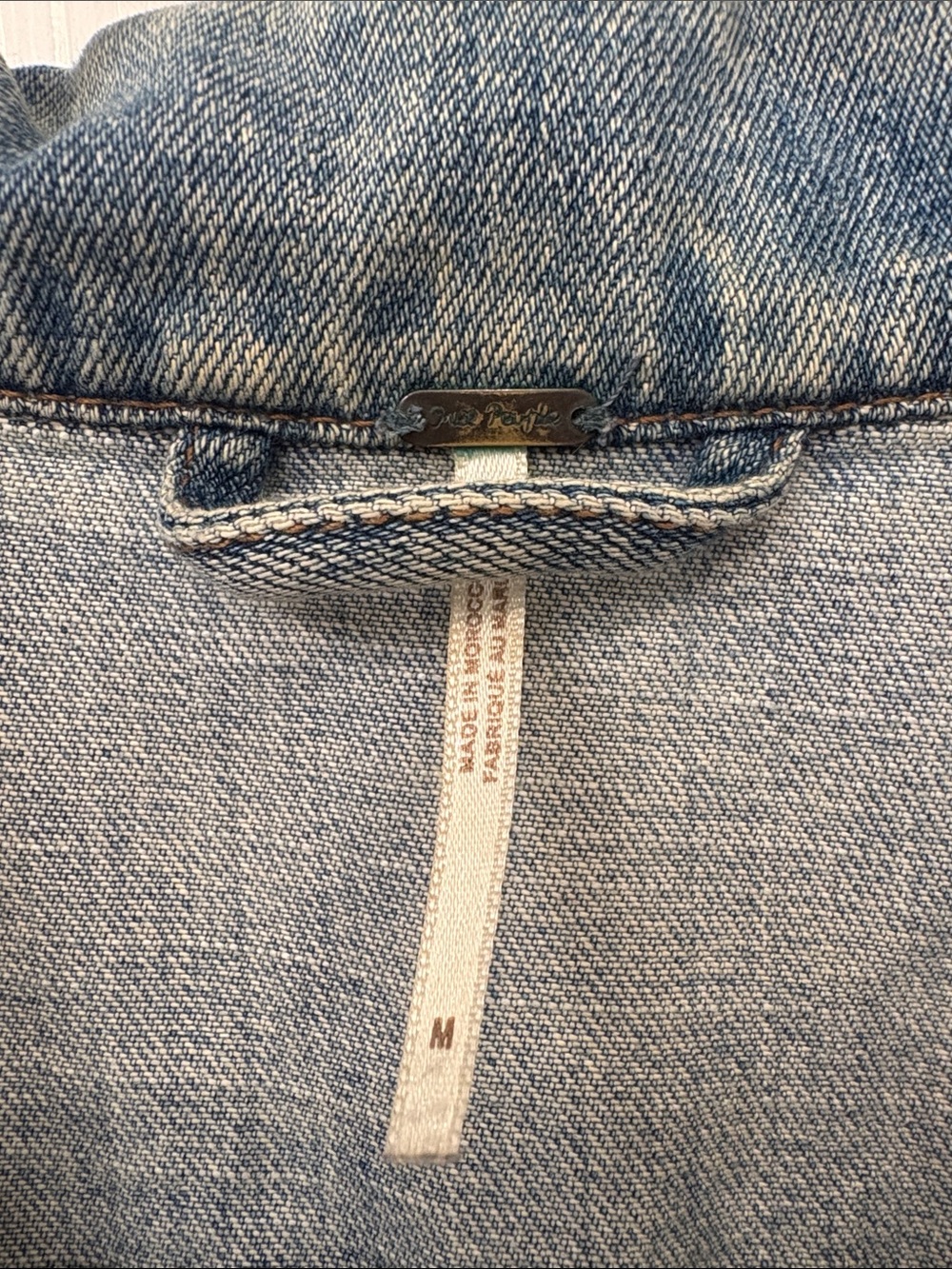 Free People Rumors Denim Jacket size M - Picture 3 of 9